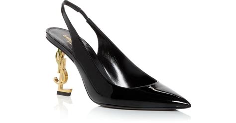 ysl sling back|saint laurent slingback pump.